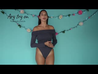 ary try on - dear lover sexy bodysuit