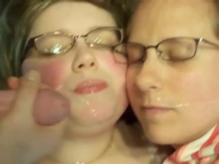 cum on two girlfriends